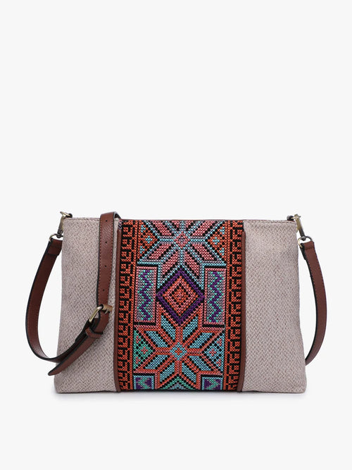 Sierra Aztec Embroidered Crossbody